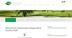 Desktop Screenshot of amberwood.ca